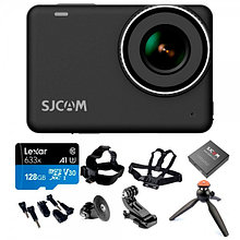 Подарочный набор Travel bundle с экшн-камерой SJCAM SJ10X Черный