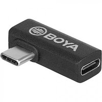 Переходник-адаптер Г-образный Boya BY-K5 USB Type-C (мама) на USB Type-C (папа)