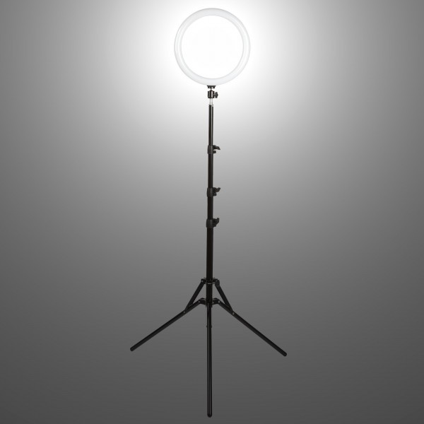 Кольцевая светодиодная лампа 30.5 см ERA 1210 (в комплекте со стойкой) - фото 3 - id-p184430082