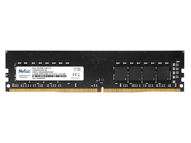 Модуль памяти Netac Shadow DDR4 DIMM 3200Mhz PC25600 CL16 - 16Gb Black NTBSD4P32SP-16