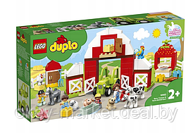 Конструктор Lego Duplo Town Фермерский трактор сарай и животные 10952