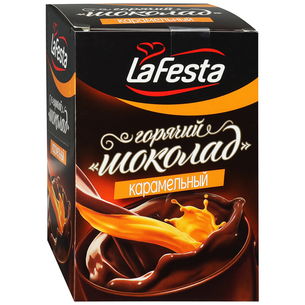 LaFesta Горячий шоколад, Карамельный, 220 г - фото 1 - id-p184435611