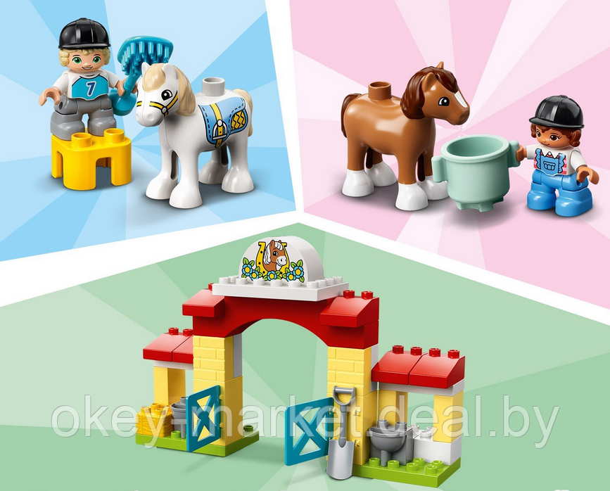 Конструктор Lego Duplo Конюшня для лошади и пони 10951 - фото 4 - id-p184437891