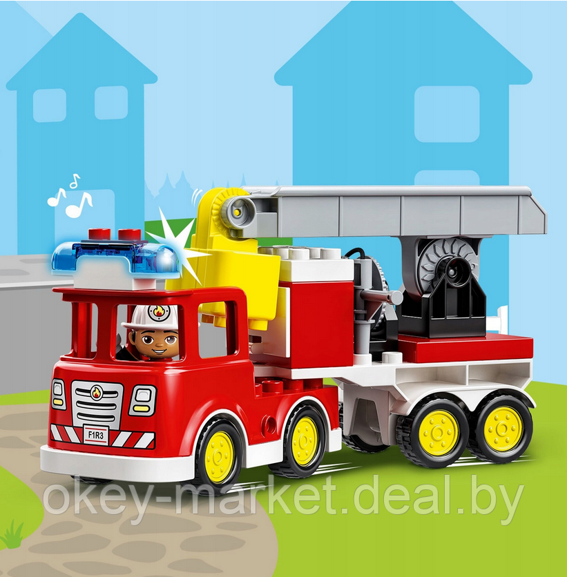 Конструктор Lego Duplo Пожарная машина 10969 - фото 5 - id-p184439309