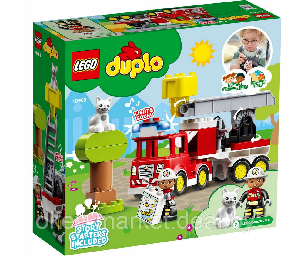 Конструктор Lego Duplo Пожарная машина 10969 - фото 2 - id-p184439309