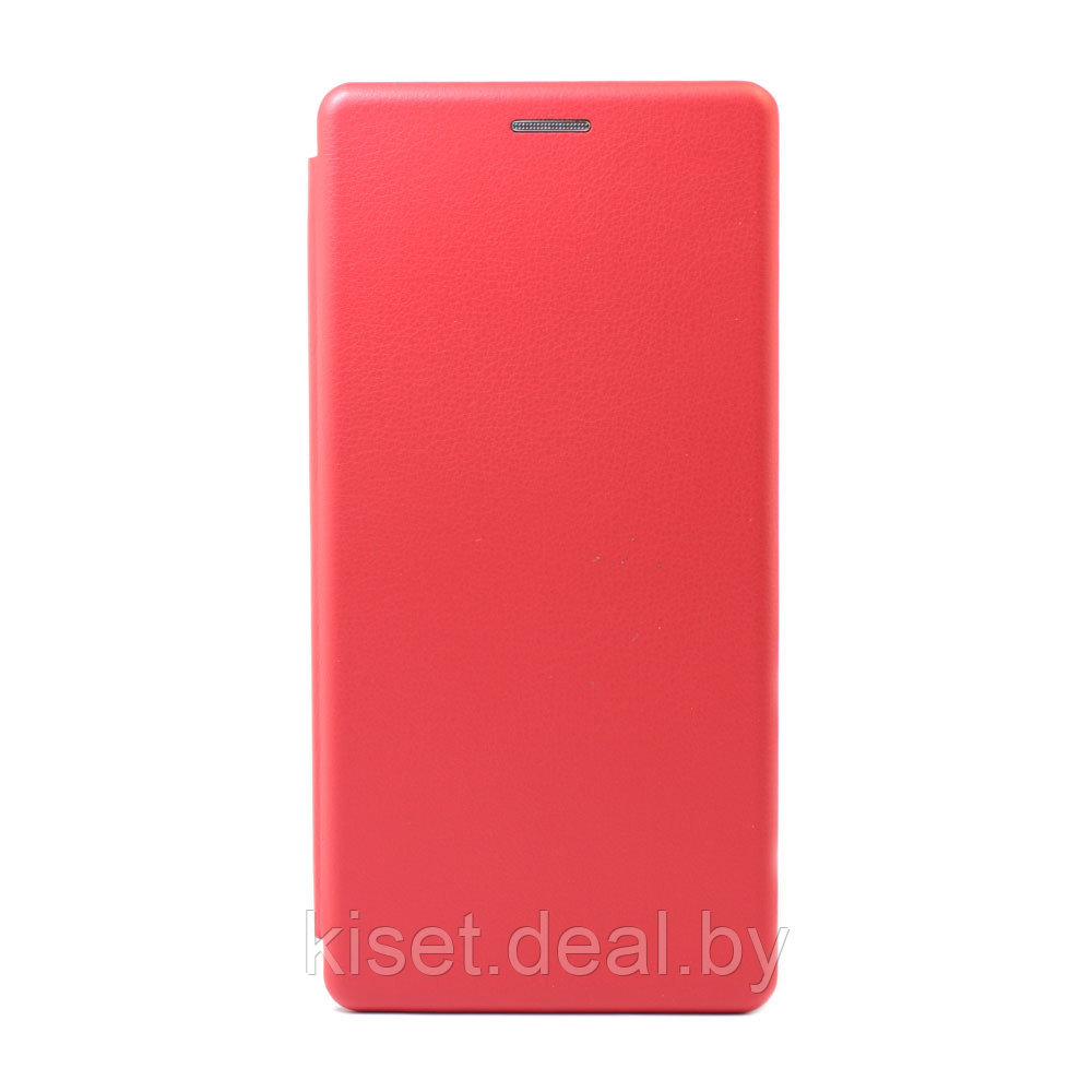 Чехол-книжка KST Book Case 3D с визитницей для Samsung Galaxy S22 Ultra красный - фото 1 - id-p184441803