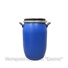 Бочка  для душа 20 литров с крышкой  и хомутом (кран метал)