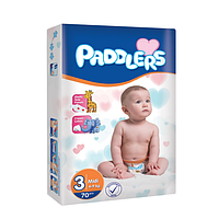 Подгузники Paddlers 3 (4-9кг) 70шт