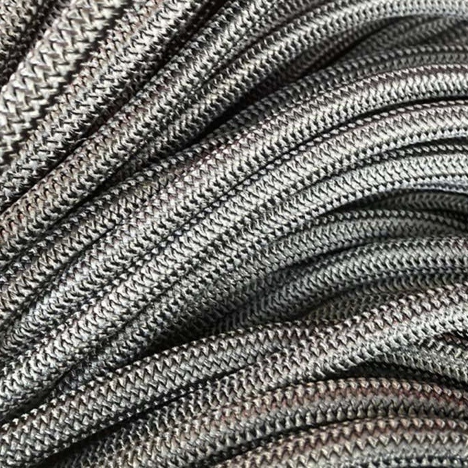 Эспандер черный в мягкой оплётке, d8,3 мм, Lenta 01С2114-Г50_black (50м)