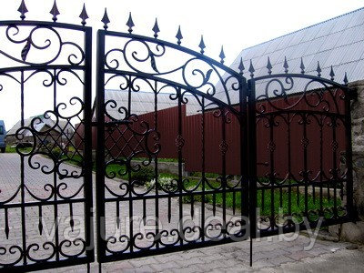 Кованые ворота с доставкой по Беларуси №19
