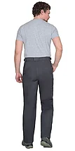 Брюки СИРИУС-ФАВОРИТ-РОСС темно-серые с контрастной отстрочкой, фото 2