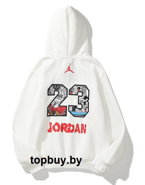 Худи "JORDAN 23", белый. - фото 2 - id-p171227743