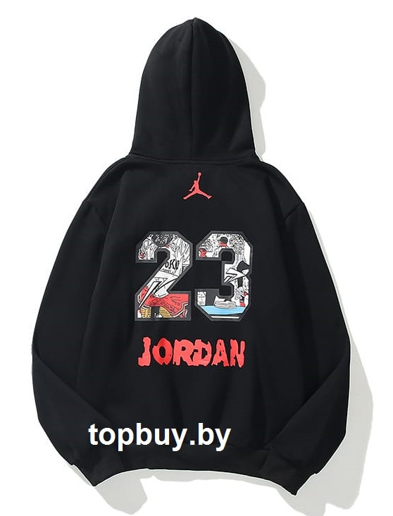 Худи ''JORDAN 23'', черный. - фото 2 - id-p133885830