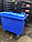 Контейнер для мусора пластиковый 660 л зеленый, Россия, фото 4
