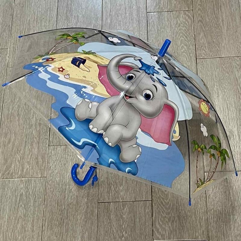 Зонт детский прозрачный Слоненок
