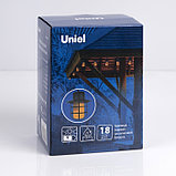 Гирлянда Uniel «Нить» 1.8 м с насадками «Фонарики», IP44, тёмная нить, 72 LED, эффект пламени , 1 режим,, фото 10