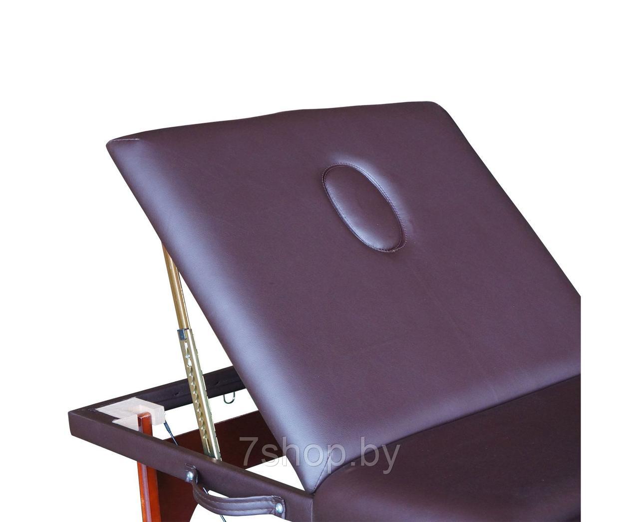 Массажный стол DFC NIRVANA Relax Pro, коричневый - фото 5 - id-p184463949
