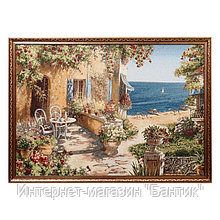 Гобеленовая картина "Ривьера Утренний чай" 109х78 см