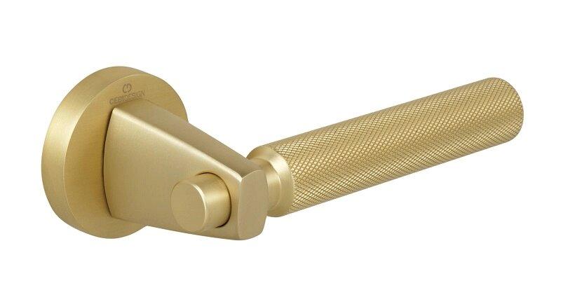 Ручки дверные CEBI HANA DIAMOND (алмаз) цвет MP35 матовое золото