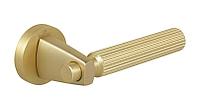 Ручки дверные CEBI HANA STRIPED (в полоску) цвет MP35 матовое золото