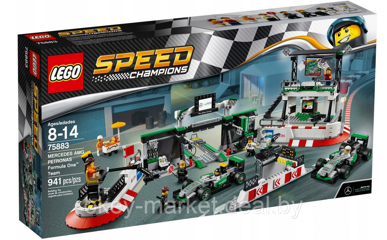 Конструктор LEGO Speed Champions Mercedes Amg Petronas Formula One Team 75883 - фото 1 - id-p184472507