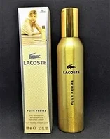 Парфюм женский 100 мл ( копии) Золотой флакон Lacoste Pour Femme