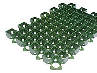 Решетка газонная пластиковая зеленая 580*494*30 мм