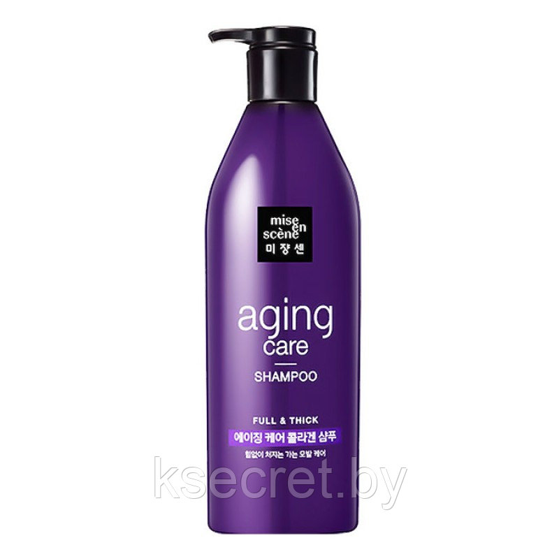 Антивозрастной укрепляющий шампунь MISE EN SCENE Aging Care Full and Thick Shampoo - 680ml - фото 1 - id-p184475768