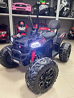 Детский квадроцикл RiverToys A333AA 4WD (черный) Полноприводный