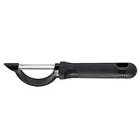 Нож для чистки овощей, поворотное лезвие с зубцами P.L. Proff Chef Line (GS-10824-SSP-BK201-REPL)