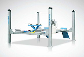 Четырехстоечный подъемник TS5.5D-4L (5.5т) с траверсой для сход-развала