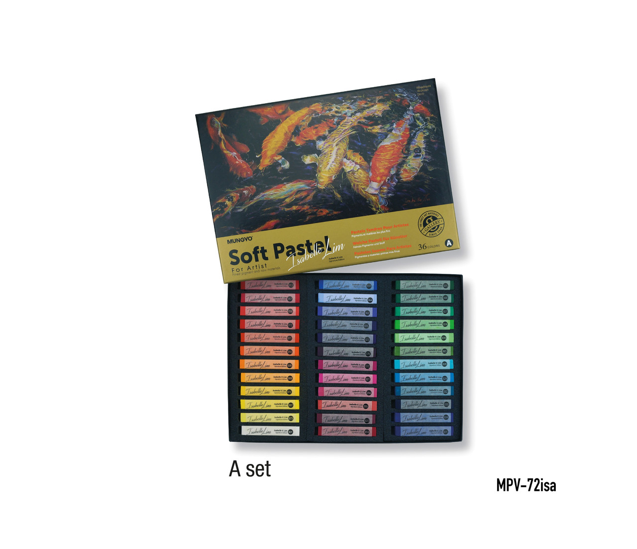 Набор сухой мягкой художественной пастели 72 цветов (коллекция Isabelle Lim) - фото 3 - id-p184482880