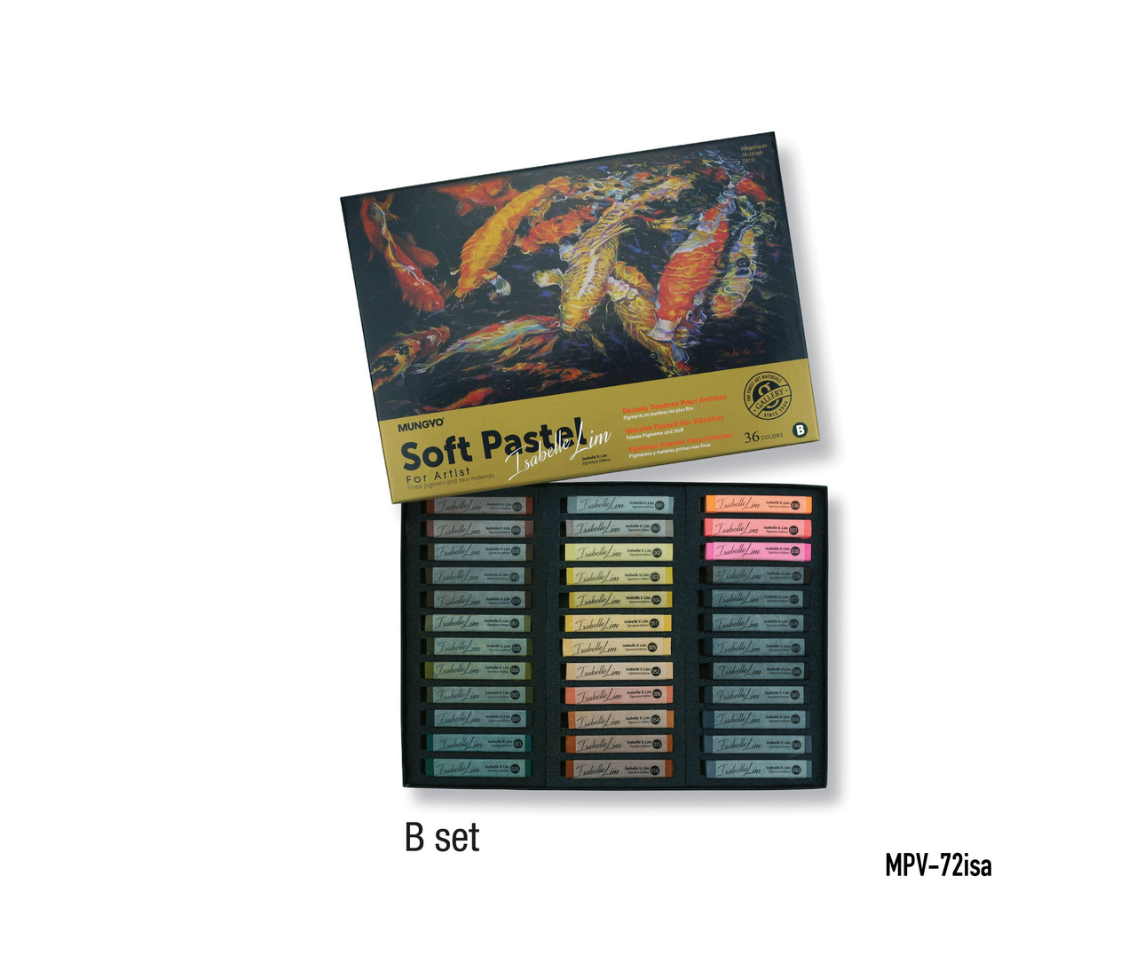 Набор сухой мягкой художественной пастели 72 цветов (коллекция Isabelle Lim) - фото 4 - id-p184482880