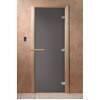 Дверь Doorwood Затмение (графит матовый) 700*1900, 8 мм - фото 1 - id-p184485343