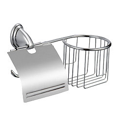 Бумагодержатель и держатель для освежителя воздуха Solinne Classic 15053, хром