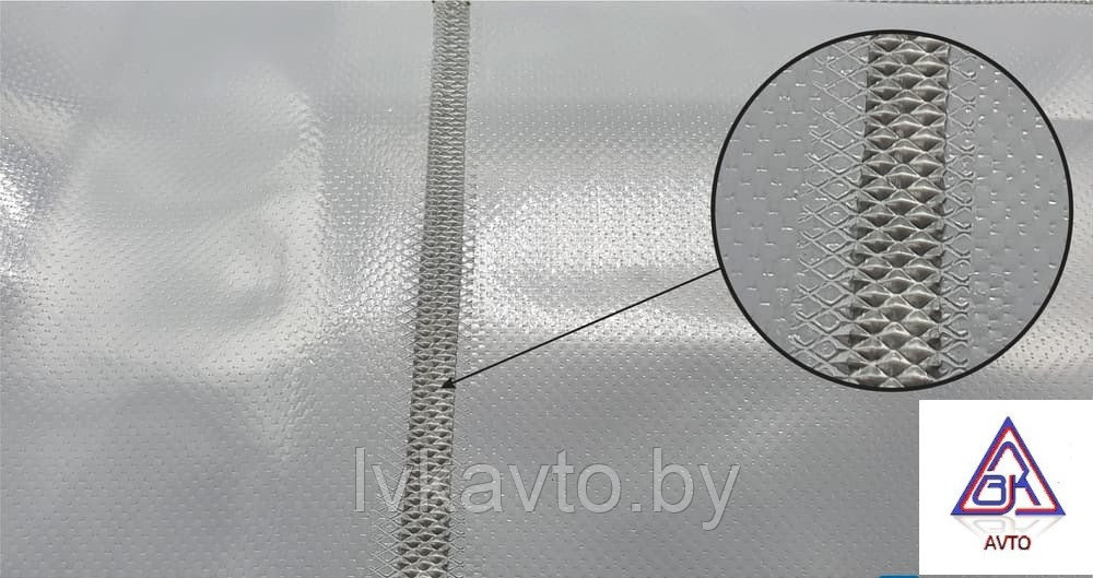 Наложение таможенной ленты на шов б/у на тенте - фото 2 - id-p184491974