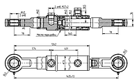 Гидроцилиндр ковша Амкодор 702ЕА, Амкодор 702 ЕМ КГЦ 373А.63-40-560