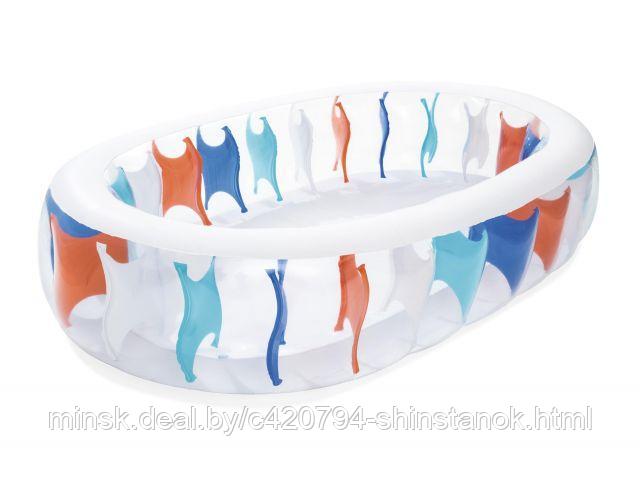 Надувной детский бассейн Elliptic Pool, 229х152x51 см, BESTWAY (от 6 лет)