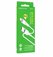 USB кабель Lightning Iphone Borofone BX43 1 метр, белый