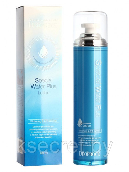 DEOPROCE Лосьон для лица увлажняющий на водной основе Special Water Plus lotion, 260мл - фото 1 - id-p184498808