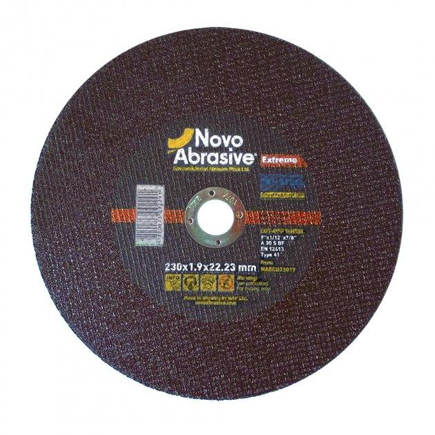 NOVOABRASIVE Extreme Круг отрезной по металлу 41 14А 230 1,9 22,23, NAECD23019, (Украина), 4820173092291 - фото 1 - id-p184499133