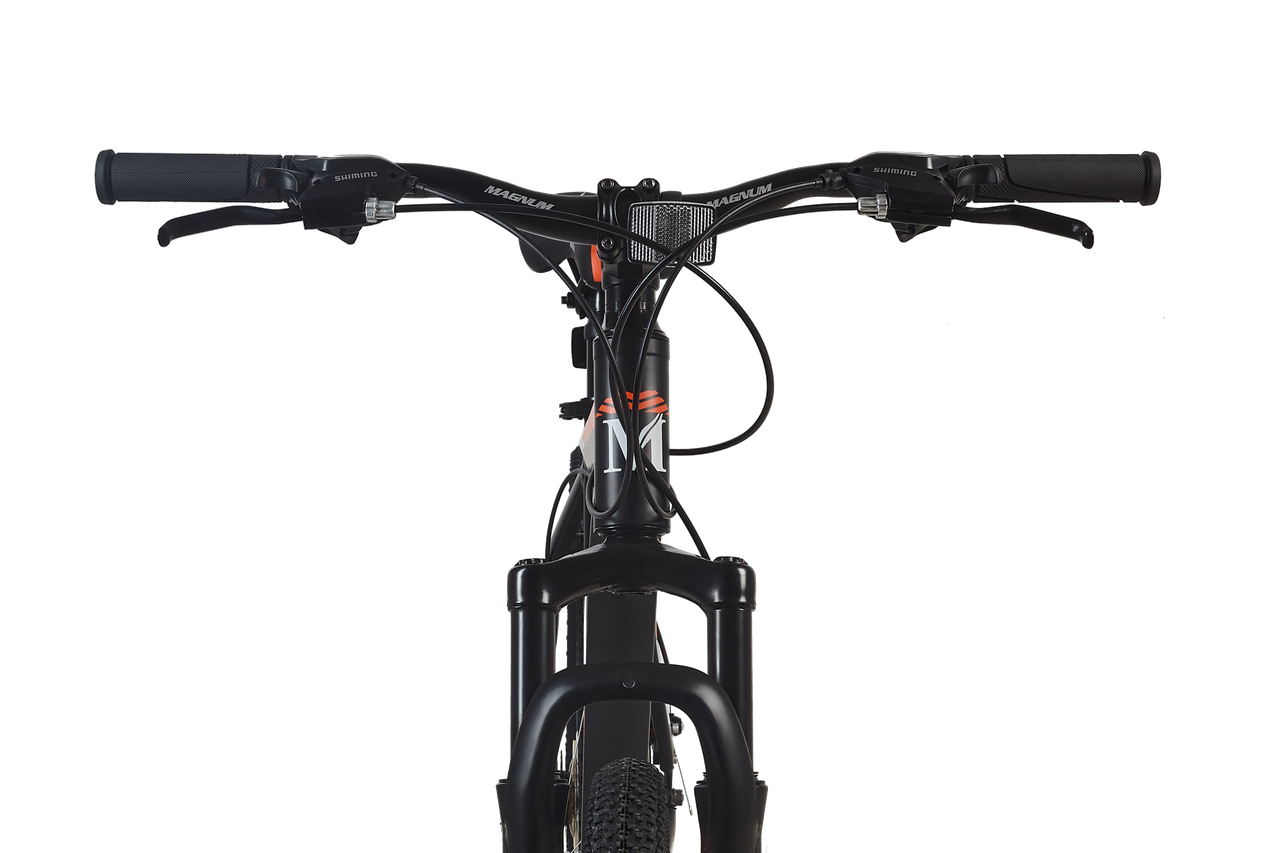 Горный велосипед Magnum Legend 27.5 черный/оранжевый - фото 3 - id-p104520036