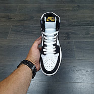 Кроссовки Air Jordan 1 High Black White, фото 3