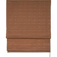 Римская штора «Терра», размер 140х160 см, цвет коричневый