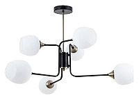 Люстра на штанге Arte Lamp Skat A3564PL-6BK