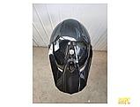 Шлем Хорс-Моторс Шлем для водителей и пассажиров мотоциклов и мопедов (черный глянцевый, M) BLD-819-7, фото 5