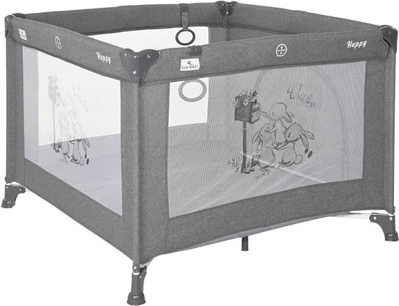 Игровой манеж Lorelli Game Zone Happy (grey rabbits), фото 2