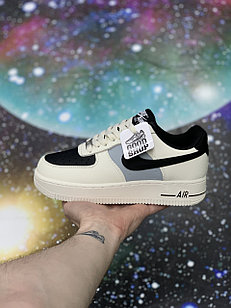 Кроссовки Nike Air Force 1 Low Beige Black Grey