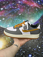 Кроссовки Nike Air Force 1 Low Grey White Brown