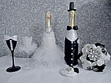 Украшение на свадебное шампанское, фото 6